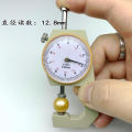 Pearl measuring instrument jewelry thickness gauge ruler caliper vernier caliper 0-20mm flat head measuring ball diameter. 