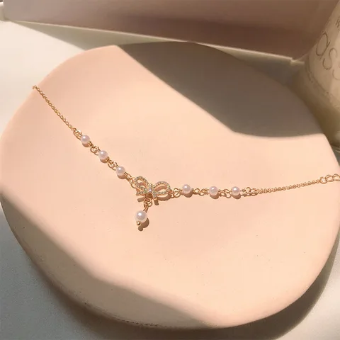 Korean%20Pearl%20Bracelet%20with%20Charm%20Crystal%20Bow%20For%20Girls%20Pearl%20Link%20Chain%20Bow%20Knot%20Bracelet%20Jewelry%20for%20Women%20-%20Image%205