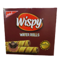 Wispy Wafer Rolls Chocolate Cream (24 PCS BOX). 