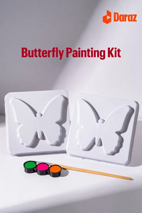 Butterfly Painting Kit – Fun DIY Creative Activity for Kids | Daraz.pk