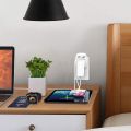 USB Plug Adaptor PK with 2 USB Ports, TESSAN 1 Way USB Plug Wall Plug Adapter, USB Charger Plug PK, 3 in 1 Multi USB Plug Sockets. 