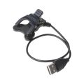 Universal Smartwatch Charger Adapter USB Charging Cable Clip Power Charge Cord  Compatible With All 2 Pin Smart watch, Android Watch, Smart Band(Black, Charging Only). 