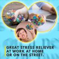 Tangle Fidget Toys Colorful Gobbles Anti-Stress Handle Mesh Stress Balls Sticky Soft Stuffed Toys Squishy Anxiety Fidget Sensory Toy. 