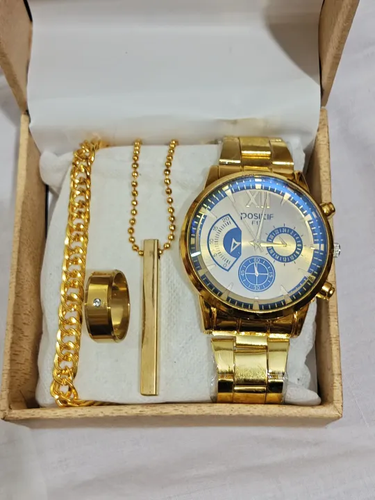 Pack%20of%204%20Golden%20Watch,%20Chain%20Bracelet,%20Ring,%20Bar%20Locket%20Set%20for%20Men/Boys%20-%20Image%205