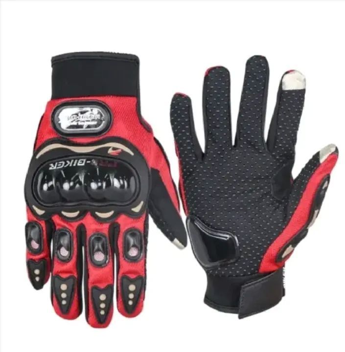 Gloves - Bike Gloves - Sports Gloves - Safety Gloves - Winter Gloves - Mobile Friendly -Full Finger Gloves - Motorbike Gloves - Cycling Gloves - Sports Gloves For Bike Riders - Bike Racing Hand Gloves - Pro Biker Gloves - Waterproof & Windproof Gloves.