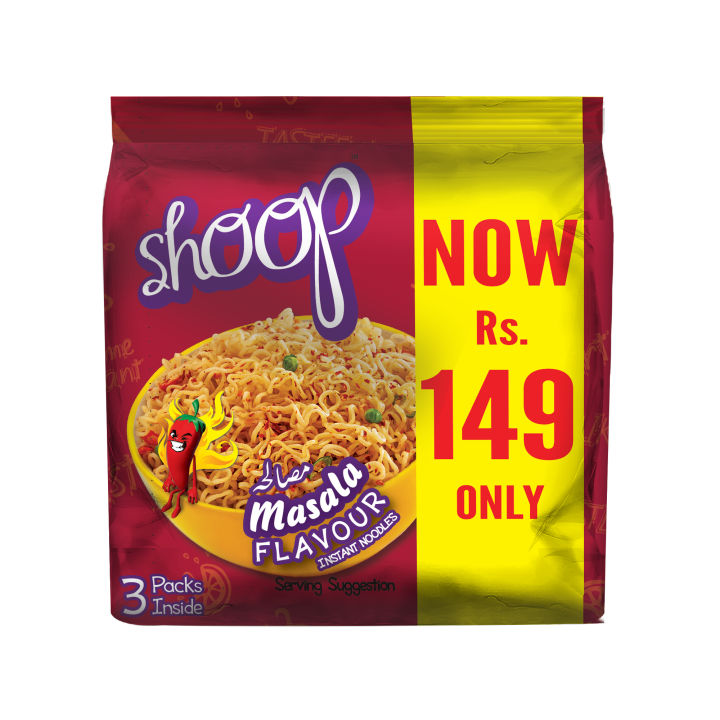 SHOOP INSTANT NOODLES MASALA 65 GM SUPER SAVER PACK (3x65g)