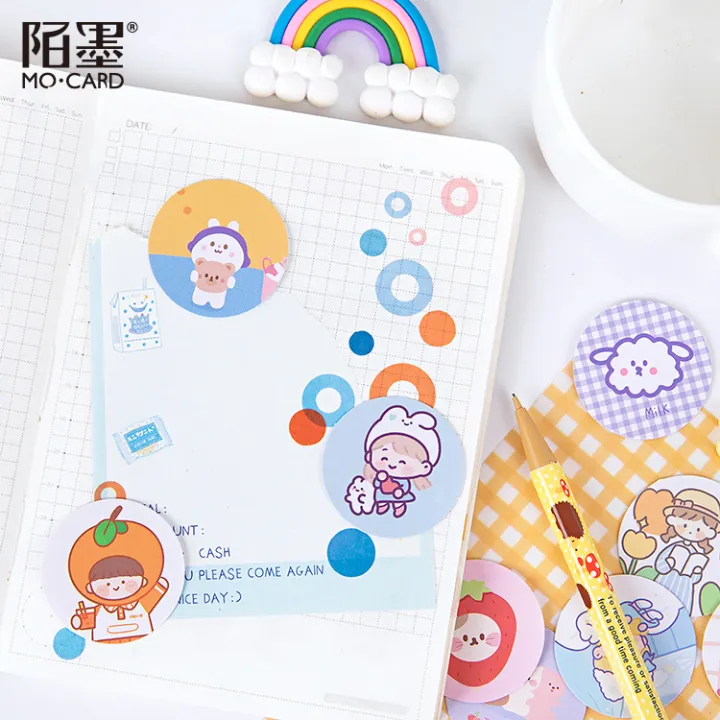 imoda%2045Pcs/box%20Cartoon%20Cute%20Diary%20Journal%20Stationery%20Flakes%20Scrapbooking%20DIY%20Decorative%20Stickers%20-%20Image%206
