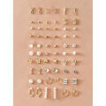 Shein- 30pairs Faux Pearl Decor Earrings. 