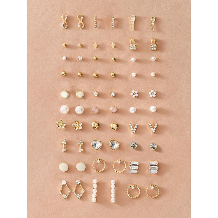 Shein-%2030pairs%20Faux%20Pearl%20Decor%20Earrings%20-%20Image%202