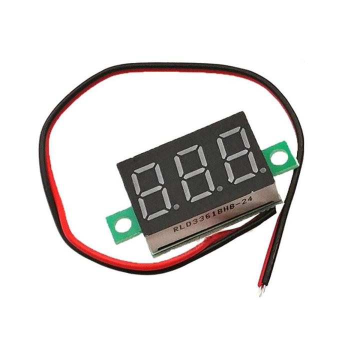 DC Mini Voltmeter 0-30V 7-Segment Display and  0-100V dc mini voltmeter