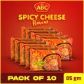 Pack of  Indonesian Noodles - Spicy Cheese Flavour - Instant Noodles - Hot And Spicy Noodles - Instant Fried Noodles - Flavour Noodles - Spicy Noodles (85gm). 