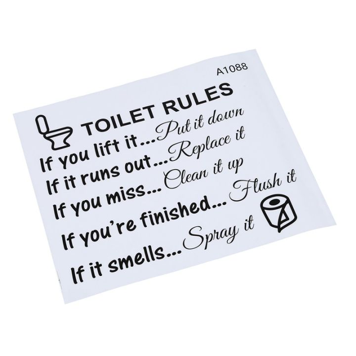 SmileArt%20Toilet%20Rules%20Wall%20Quotes%20Design%20Bathroom%20Rules%20Wall%20Decals%20Sayings%20TOILET%20RULES%20Removable%20Stickers%20Toilet%20Art%20Quote%20Sticker%20for%20Bathroom%20Hotel%20Bar%20Restroom%20Home%20Decor%20-%20Image%205