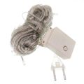 High Quality White LED Blinking Fairy Light String with flasher Controller - 220V - Flashing - for Function , Party , Jugnu Festival New year , Milad Melad Home or Birthday Wedding Decoration. 