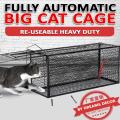 Large Cat Catching Cage Reusable Animal. 