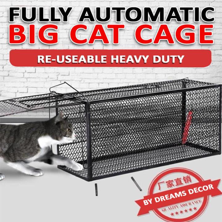 Large Cat Catching Cage Reusable Animal