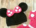 BABY GIRL WOOLEN HANDMADE DRESS / BABY CLOTHES SET. 