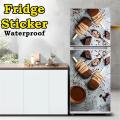 70 x 29 inch Self adhesive Fridge Door Sticker Oil Proof Scratch Proof. 