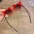 1Pcs Personal Glasses Children's Ornament Sunglasses Plastic Sunscreen Round Shape Nice Gift Ultraviolet-proof for Boy Girl. 
