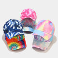 New Fashion Colorful Tie-dye Baseball Cap Spring Men's and Women's Trend Lovers Hat Outdoor Sports Adjustable Sun Graffiti Bones. 