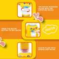 Children's Little Yellow Duck Kitchen Pretend Mini Water Dispenser Simulation Cosplay Kitchen Drinking Toy Birthday Gift. 