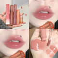 Cappuvini Makeup Juice Lip Glaze Long Lasting Moisturizing Mirror Lip Gloss Water Light Shiny Jelly Liquid Lipstick. 