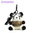 Interior Car Charm Cute Panda Pendant for Car Rearview Mirror Handcrafted Animal Hanging Ornament for Car Interior Adorable Panda Accessories for Car Accessories Pendant. 