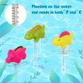 Floating Swimming Pool Thermometer Measurement Cartoon Easy Accurate Reading Temperature Meter Temperature Gauge Meter for SPA Ponds. 