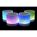 Mini Portable Bluetooth & Rechargeable Speaker with Light + SD Card + FM Radio + USB Supported Multi Color. 