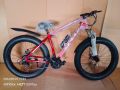 Fat Tyre Bike by PLUS - Adventure Redefined, 21 Speed, Shimano Gears, Front shock double disk 10 gears, 26 Inches, Aluminum Frame. 