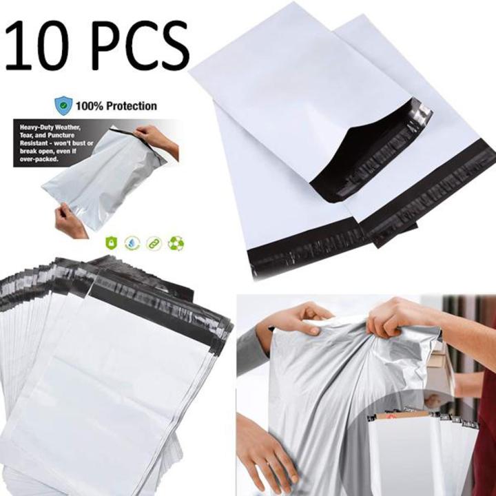 Poly Courier Flyer Shipping Bags Envelopes Mailers without Pocket 10x12 inches Pack of 10/25/50/100 flyers