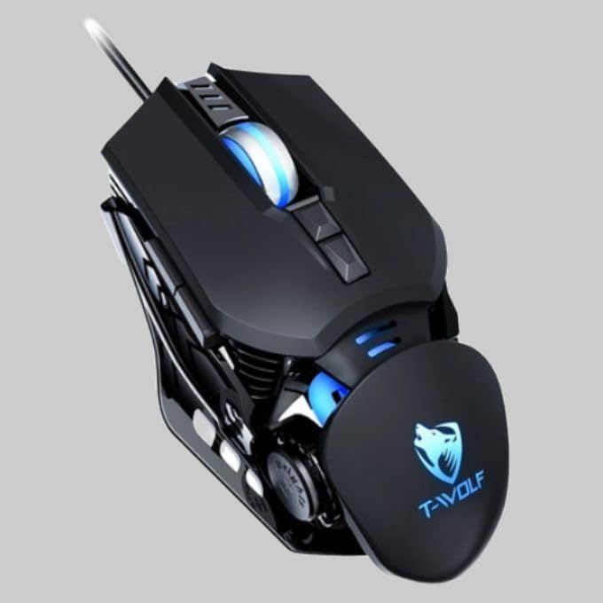 T-Wolf G530 Robocop Wired Gaming Mouse With 6400 DPI