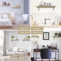 2 Pcs Heavy Duty Folding Shelf Brackets,Robust Foldable Wall Shelf Support Bracket for Bench Table,Bookshelf,Work Bench with Install Screws, 4 Sizes Available 8, 10, 12, 14inch. 