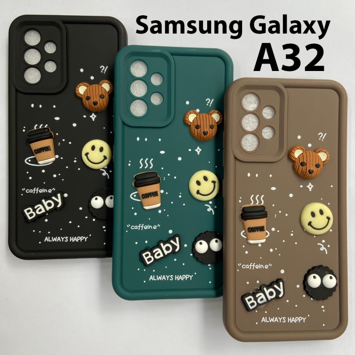 Samsung Galaxy A32 – Baby Caffeine Theme Back Cover for Girls, Kids ...