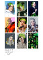Billie Eilish Photo Cards (Pack of 9). 