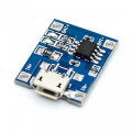 TP 4056 Charging Module 1A 18650 Lithium Battery Charger Module Micro USB and Type C With Battery Protection BMS - 3.7V. 