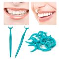 【HOT】 Care Remove Tartar Deep Decontamination Avoid Embarrassment Toothpicks Teeth Stick Dental Flosser Picks Disposable Floss Thread. 