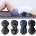 Yoga Massage Roller Ball Peanut Double Lacrosse Spiky Ball Myofascial Balls For Plantar Fasciitis Mobility Back Foot Pain R C5D6. 