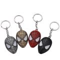 Metal Avengers Spider Man Mask Keychain - 1 Piece. 