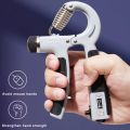 Automatic Counting And Non Counting  Hand Gripper Adjustable ResistanAdjustable Hand Grip Power Exerciser Forearm Wrist Strengthener Gripper R-Shape Adjustable 5-60kg  Adjustable hand grip power exerciser forearm wrist strengthener gripper, R Shape. 
