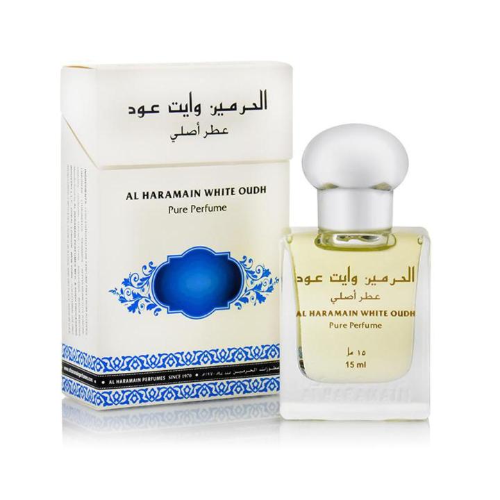 Al Haramain White Oudh Attar For Unisex - 15ml