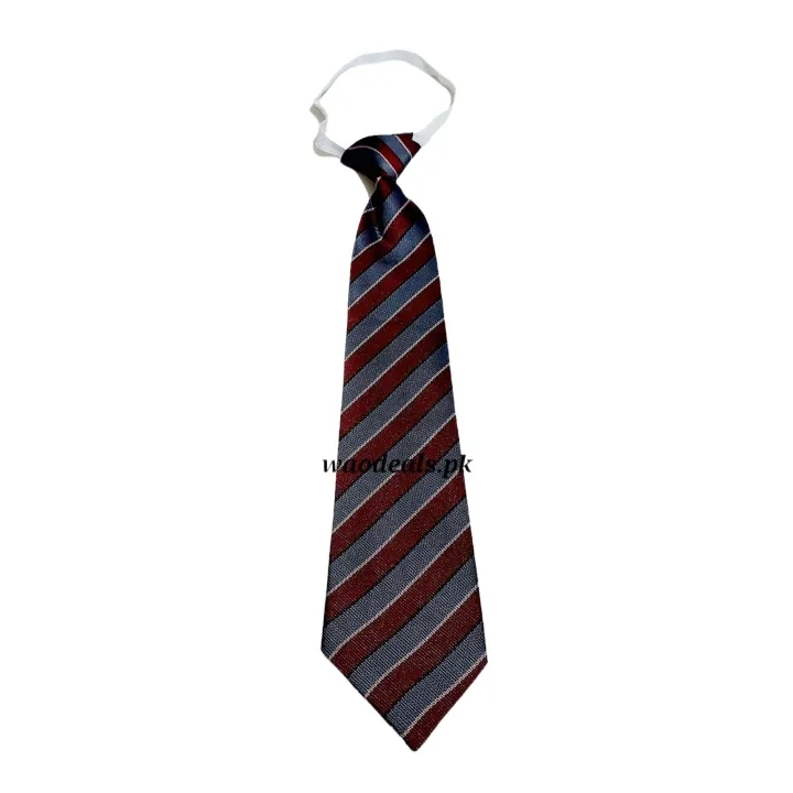 The%20City%20School%20Primary%20Boys%20Uniform%20Elastic%20Tie%20Gray%20&%20Maroon%20Lining%20Uniform%20Tie%20-%20Image%208