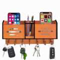 Wooden Keys Holder | Hooks Design Wall Hanger | Hanging Keys Hooks | Sweet Home Keys Hanging stand | Mobile charging stand | Remote holder, hanger, Pocket, wall mounted key holder. 