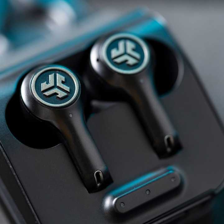 JLab Epic Air ANC True Wireless Earbuds – 48+ Hrs Playtime, Hybrid ANC, Wear Sensors, IP55, Wireless Charging