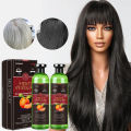 Fruit Vinegar Black Hair Color Gel  For Hair Permanent Black Dye Gel For Cover White Gray Hair 250Ml. 