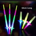 Talwar for Kids Luminous Light Toys Rainbow Laser Extendable Light Up Toys Flashing Sticks LED Light Sticks Baby Gifts. 
