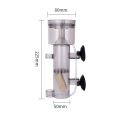 Fish Tank Protein Skimmer Aquarium Protein Skimmer Saltwater Filter Internal Tank Filter for Small Coral Aquariums. 