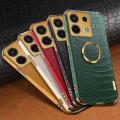 s 12 1ro Plue 13 P Crocodile Plated Phone Case for Xiaomi Redmi Not1 10 4G 5G K70E K60 Super Magnetic Ring Case. 