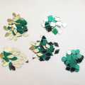 250 Pcs, 50 Pcs Each Glass Mixed Shape Mirror Beads For Art And Craft And Also Used In Embroidery. 