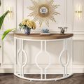 Half Moon Console Table | Sofa Side Table  | Entryway Console Table | Hallway Console Table | Living Room Console Table. 