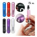 1/2/3/4/5/6/8/10/12 Pcs Travel-Friendly 5ml Refillable Perfume Atomizer Spray Bottles – Compact, Lightweight, and Portable for Pocket, Purse, or Luggage. Perfect for on-the-go fragrance refills anytime, anywhere.. 